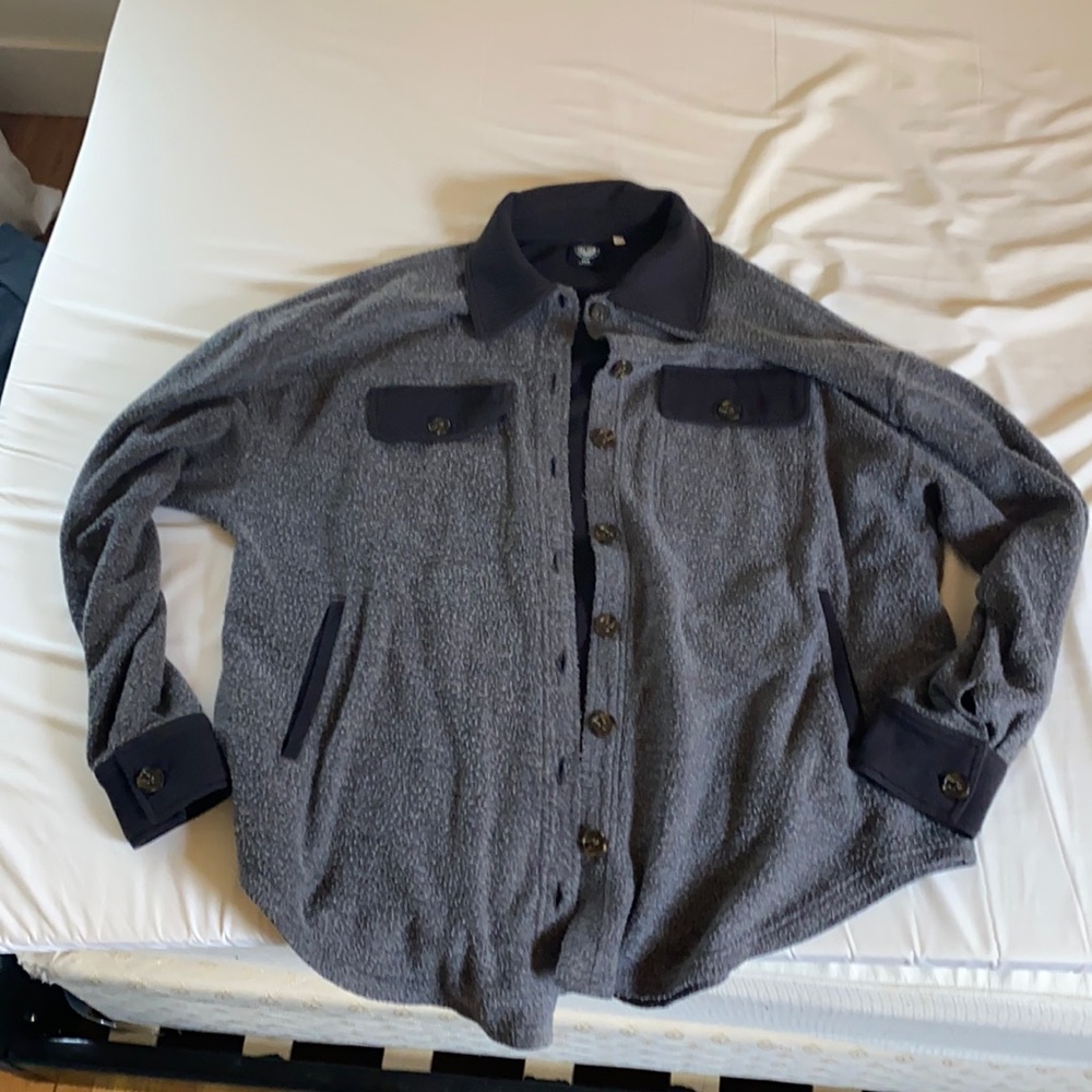PACSUN XS Flannel/Jacket Grey
